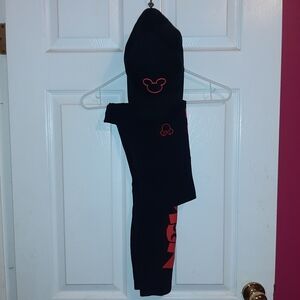 Lululemon Disney Align Tights And Matching Hat